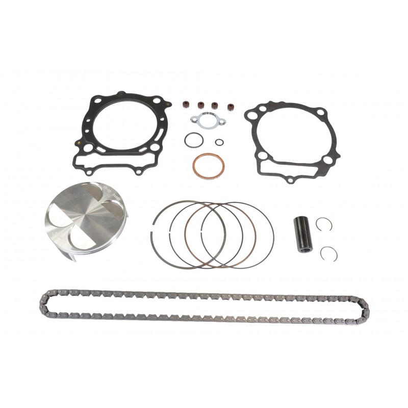 VERTEX 2025/02 ZESTAW NAPRAWCZY GÓRY SILNIKA SUZUKI RMZ 450 '18-'24 (STD. + 0.02MM 95.98MM) (12.5:1) (TŁOK, USZCZELKI TOP-END, Ł