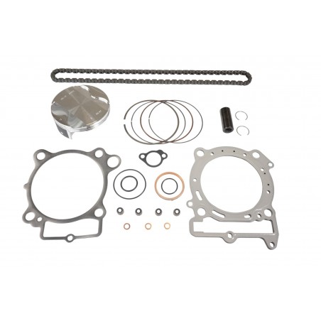 VERTEX 2025/02 ZESTAW NAPRAWCZY GÓRY SILNIKA KAWASAKI KX 450 F (KXF450) '21-'23 (STD. + 0.01MM 95.97MM) (12.5:1) (TŁOK, USZCZELK