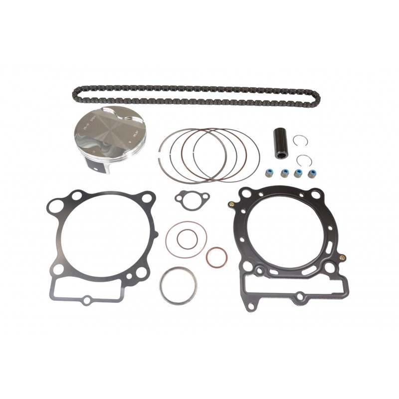 VERTEX 2025/02 ZESTAW NAPRAWCZY GÓRY SILNIKA KAWASAKI KX 450 F (KXF450) '19-'20 (STD. + 0.02MM 95.98MM) (12.5:1) (TŁOK, USZCZELK