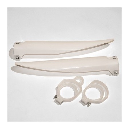 UFO OSŁONY TELESKOPÓW KAWASAKI KX 85 '98-'13 KOLOR NEUTRAL (Z PROWADNICAMI)