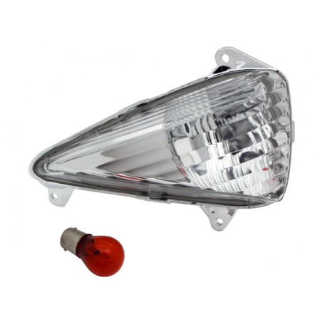 NACHMAN KIERUNKOWSKAZ HONDA CBF 600S 04-09, CB 1000, XL 1000N PRAWY PRZÓD, BIAŁE SZKŁO (MC-01902R-1) (9923N)