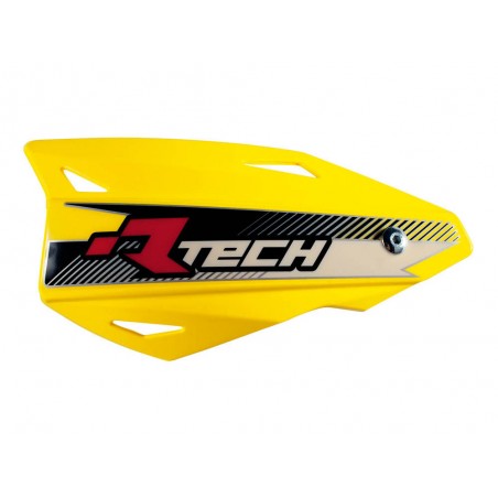 RACETECH OSŁONY RĄK (HANDBARY) VERTIGO CROSS/ENDURO KOLOR ŻÓŁTY (Z MOCOWANIAMI DO KIEROWNICY)