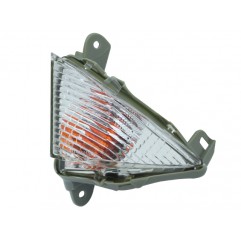 NACHMAN KIERUNKOWSKAZ KAWASAKI ZX6R/ER6F,N/ZX10R/Z1000/GTR LEWY PRZÓD, BIAŁE SZKŁO (MC-01919L) (9857N)