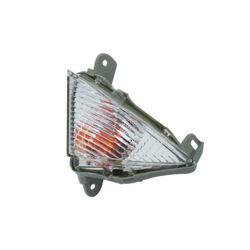 NACHMAN KIERUNKOWSKAZ KAWASAKI ZX6R/ER6F,N/ZX10R/Z1000/GTR LEWY PRZÓD, BIAŁE SZKŁO (MC-01919L) (9857N)