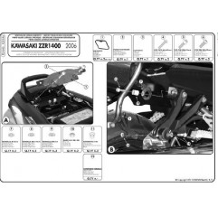 KAPPA STELAŻ KUFRÓW BOCZNYCH MONOKEY SIDE KAWASAKI ZZR