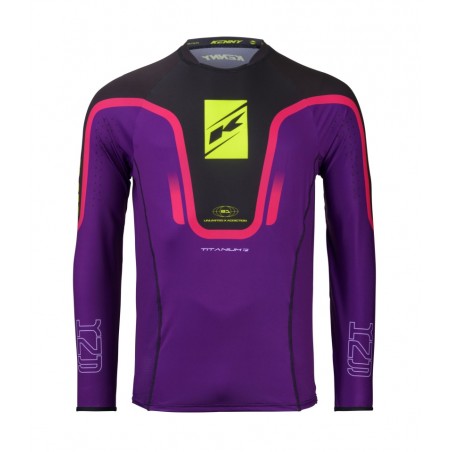 KENNY RACING KOSZULKA CROSS/ENDURO TITANIUM PURPLE KOLOR FIOLETOWY ROZMIAR XXXL