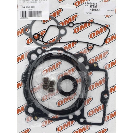 JR (OMP) USZCZELKI TOP-END KTM SXF 450 '07-'12, EXCF450 '08-'09