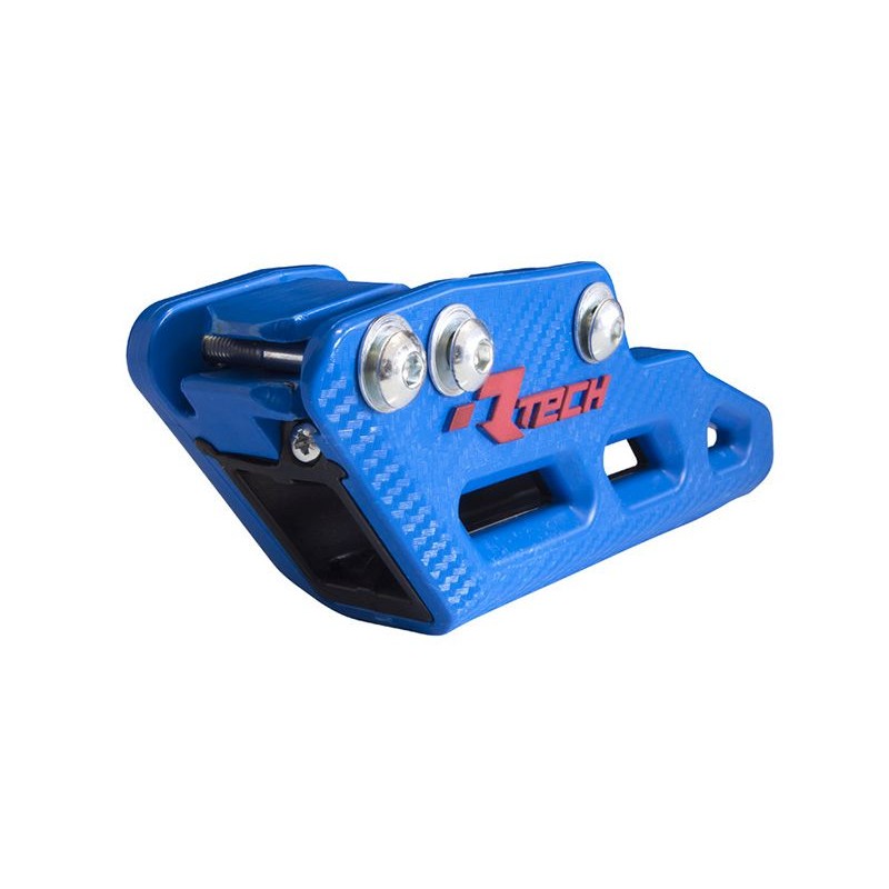 RACETECH (RTECH) 2025/12 PROWADNICA ŁAŃCUCHA TM MX / EN / SM 125 / 144 / 250 / 300 / 450 / 530 '07-'24 KOLOR NIEBIESKI