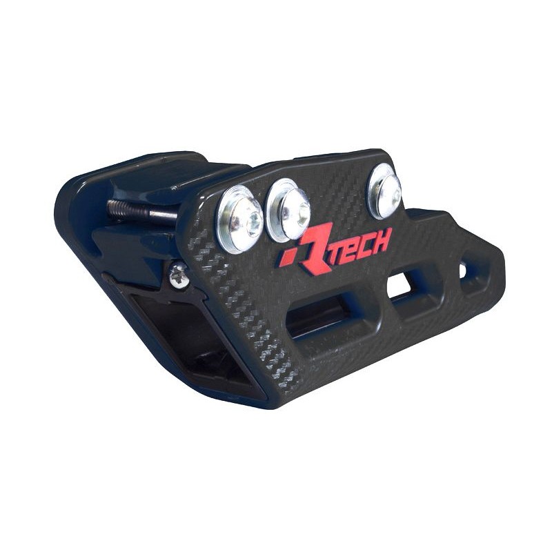 RACETECH (RTECH) 2025/12 PROWADNICA ŁAŃCUCHA TM MX / EN / SM 125 / 144 / 250 / 300 / 450 / 530 '07-'24 KOLOR CZARNY