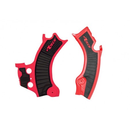 RACETECH (RTECH) 2025/12 OSŁONY RAMY (KOMPLET) BI-MATERIAL SUPER GRIP HONDA CRF 450 R / RWE / RX '25, CRF 250 R / RX '25, KOLOR 