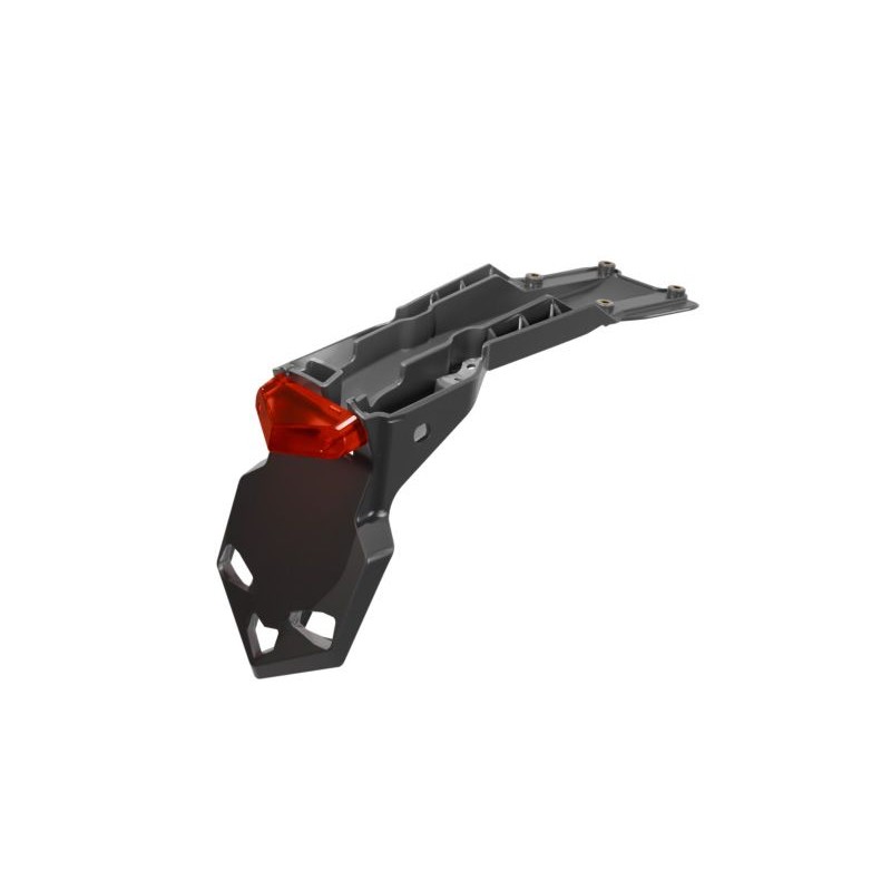 RACETECH (RTECH) 2025/12 BŁOTNIK TYLNY Z MOCOWANIEM TABLICY REJESTRACYJNEJ RACING (ODCHYLONY POD KĄTEM 30 ST.) SURRON ULTRA BEE 