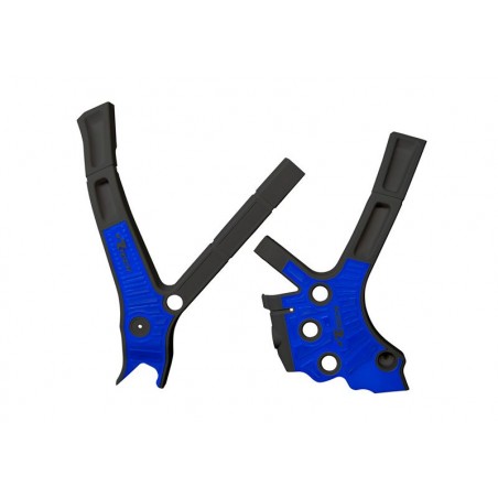 RACETECH (RTECH) 2025/12 OSŁONY RAMY (KOMPLET) BI-MATERIAL SUPER GRIP YAMAHA YZ 125 / 250 '05-'24, FANTIC XE / XX 125 / 250 / 30