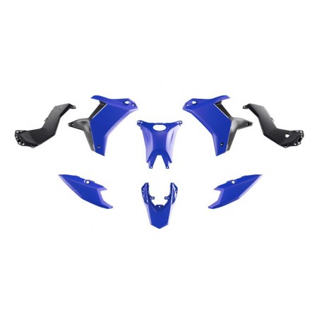 RACETECH (RTECH) 2025/12 KOMPLET PLASTIKÓW (BEZ PRZEDNIEGO BŁOTNIKA) T7 YAMAHA TENERE 700 '25-'26 KOLOR NIEBIESKI / CZARNY