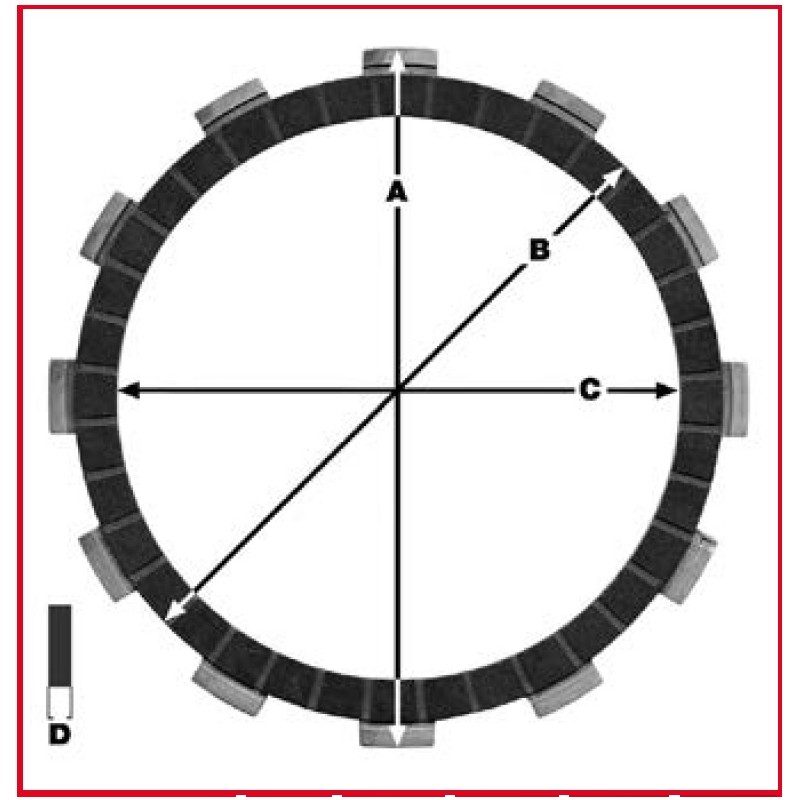 TRW LUCAS TARCZE SPRZĘGŁOWE SUZUKI GSXR 750 96-05, GSX-S 750 17-, GSR 750 11-16, RF 900 95-97, TL 1000 97-98, GSF 1200 96-00, GS