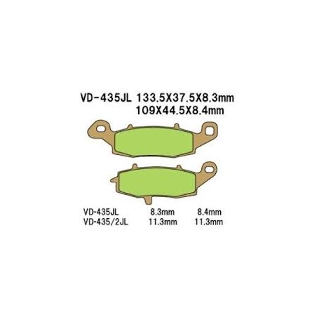 VESRAH KLOCKI HAMULCOWE KH231