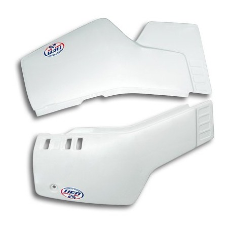 UFO BOCZKI POD SIEDZENIE YAMAHA XT 600 '87-'89 KOLOR BIAŁY (KPL)