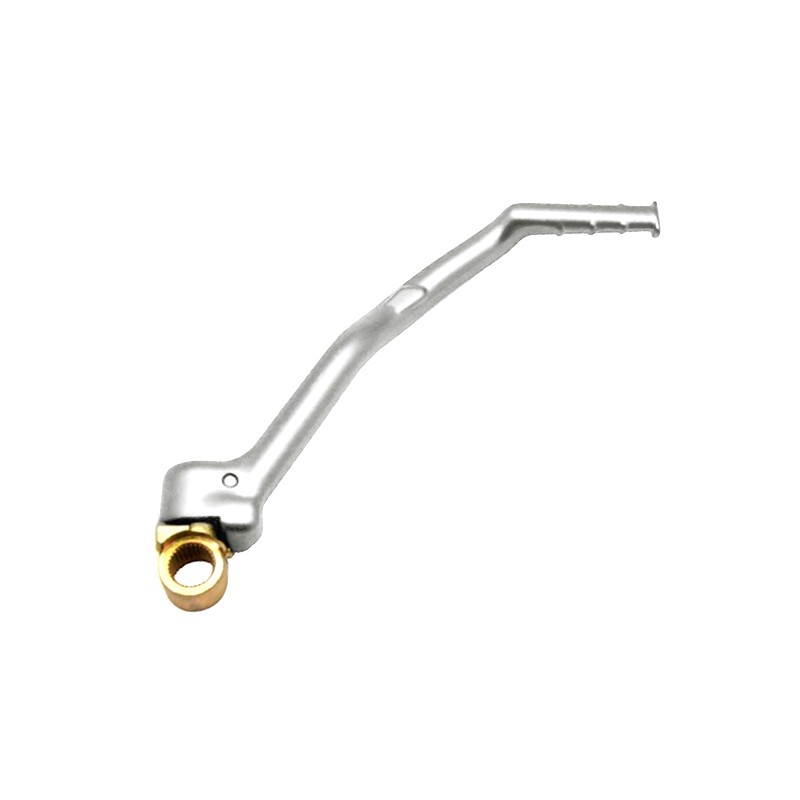 NACHMAN DŹWIGNIA STARTERA (KOPKA) YAMAHA YZF 250 '10-'16, WRF 250 '15-'16 ALUMINIOWA (1SM-15620-00 17D-15620-50) KOLOR SREBRNY