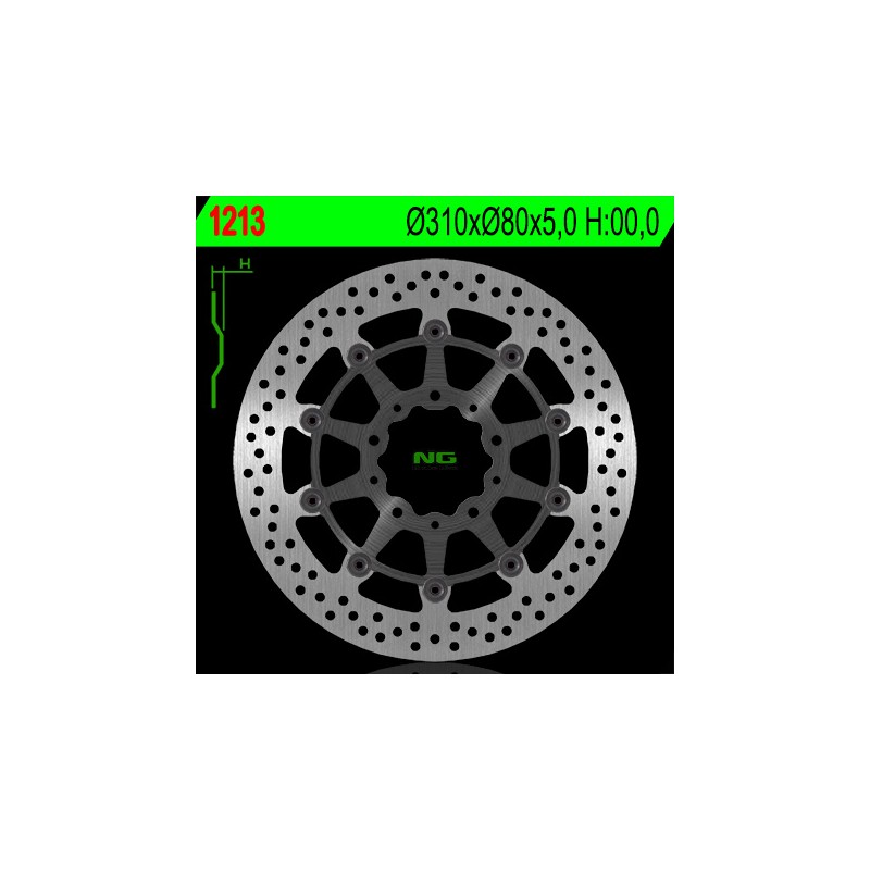 NG TARCZA HAMULCOWA PRZÓD KAWASAKI ZX6R 636 13-16, Z800 12-17, ZX10R 08-15, Z1000 14-20, ZZR1400 06-17, GTR1400 07-18, ZX14 07-1