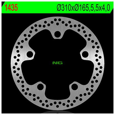 NG TARCZA HAMULCOWA PRZÓD HONDA VFR 1200 CROSSTOURER ABS/DCT '12-'16, GOLD WING 1800 F6C '15 (310X165,5X4,0) (5X20,5MM)