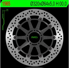 NG TARCZA HAMULCOWA PRZÓD KTM SUPERDUKE 1290 14-18 (320X64X5,0MM) (5X8,5MM)