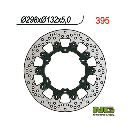 NG TARCZA HAMULCOWA PRZÓD YAMAHA XVZ 1300/ XV 1600A WILDSTAR (298X132X5) PŁYWAJĄCA