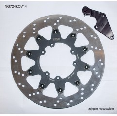 NG TARCZA HAMULCOWA PRZÓD Z ADAPTEREM OVERSIZE (320X101X5) HONDA CR 125 '04-'09, CRF 250R/X '04-'14, CRF 450R '04-'14, CRF 450X 