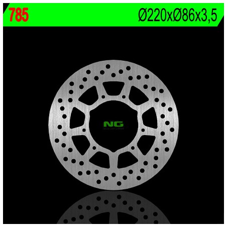 NG TARCZA HAMULCOWA PRZÓD YAMAHA TW 125 99-04 (220x86x3,5)