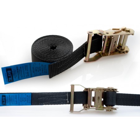 PAS TRANSPORTOWY 35MM/4MB Z NAPINACZEM 1-CZĘŚCIOWY KOLOR CZARNY (HOMOLOGACJA)