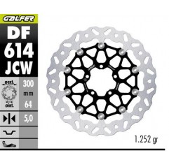 GALFER TARCZA HAMULCOWA PRZÓD KTM 990 DUKE '24- (WAVE FLOATING) (300X64X5MM)