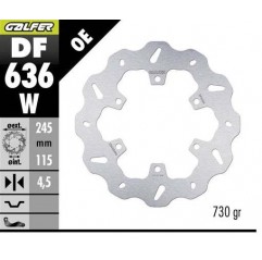 GALFER TARCZA HAMULCOWA TYŁ DUCATI 350/400/600/620/750/800/851/888/ 900/907/959 '89- MONSTER 600/620/695/696/750/800/821/937 '94