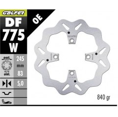 GALFER TARCZA HAMULCOWA TYŁ DUCATI 1098 '07- PANIGALE '18- STREETFIGHTER '09- (WAVE DISC) (245X83X5MM)