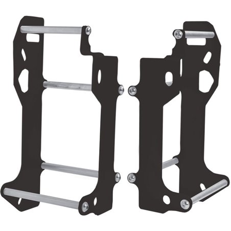 CrossPro, výztuhy chladičů duralové, model LIGHT: KTM SX/SXF/XC '15, EXCF 250 '12-'16, Husqvarna TC/TE/FC '14-'16, černá barva