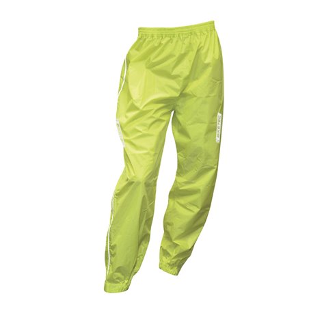 Biketecx, kalhoty do deště, barva žlutá fluo, velikost 2XL