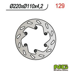 NGx, zadní brzdový kotouč, KTM SX/EXC/LC 4 (220x110x4,2) (NG141 NG129)