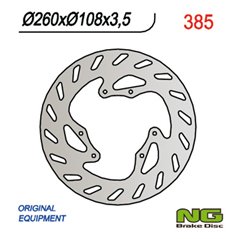 NGx, přední brzdový kotouč, Husaberg, Husqvarna, Gas Gas (260x108x3,5)