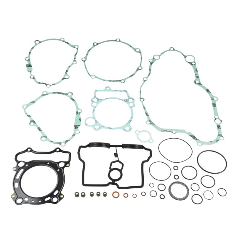 Athena x, kompletní sada těsnění, Yamaha YZF 250 '01-'13, WRF 250 '01-'13 (s těsněním ventilového víka)