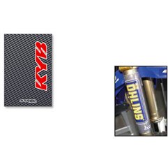 Blackbird x, sada polepů na přední tlumiče, KAYABA-CARBON