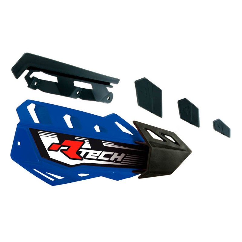 RACETECH PLASTIKI ZAMIENNE DO OSŁON RĄK (HANDBARÓW) FLX / ALU / ATV KOLOR NIEBIESKI