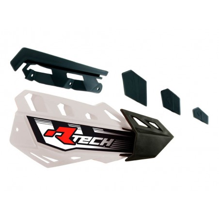 RACETECH PLASTIKI ZAMIENNE DO OSŁON RĄK (HANDBARÓW) FLX / ALU / ATV KOLOR BIAŁY