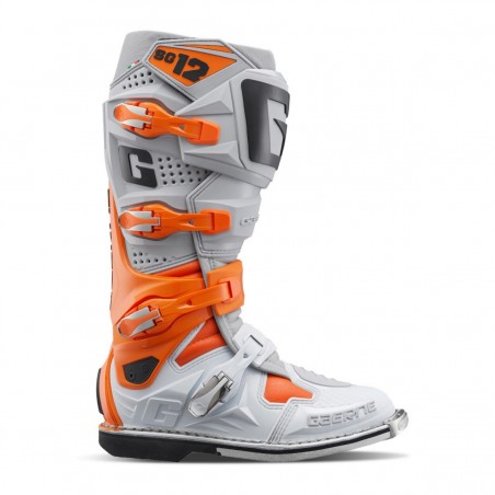 GAERNE BUTY CROSS/ENDURO MODEL SG-12 WHITE/ORANGE/GREY KOLOR BIAŁY/POMARAŃCZOWY/SZARY ROZMIAR 42