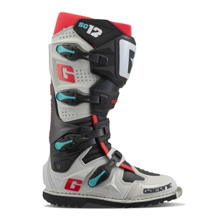 GAERNE BUTY CROSS/ENDURO MODEL SG-12 ENDURO GRAVEL KOLOR SZARY/CZERWONY/NIEBIESKI/CZARNY ROZMIAR 47