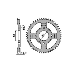 PBR ZĘBATKA PRZEDNIA 273 13 18NC HONDA XL 200R 81-83, XR 200R (ŁAŃC. 520) (JTF1256.13)