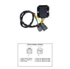 DZE REGULATOR NAPIĘCIA KAWASAKI KVF 300 BRUTE FORCE '12-'18 (21066-Y002)
