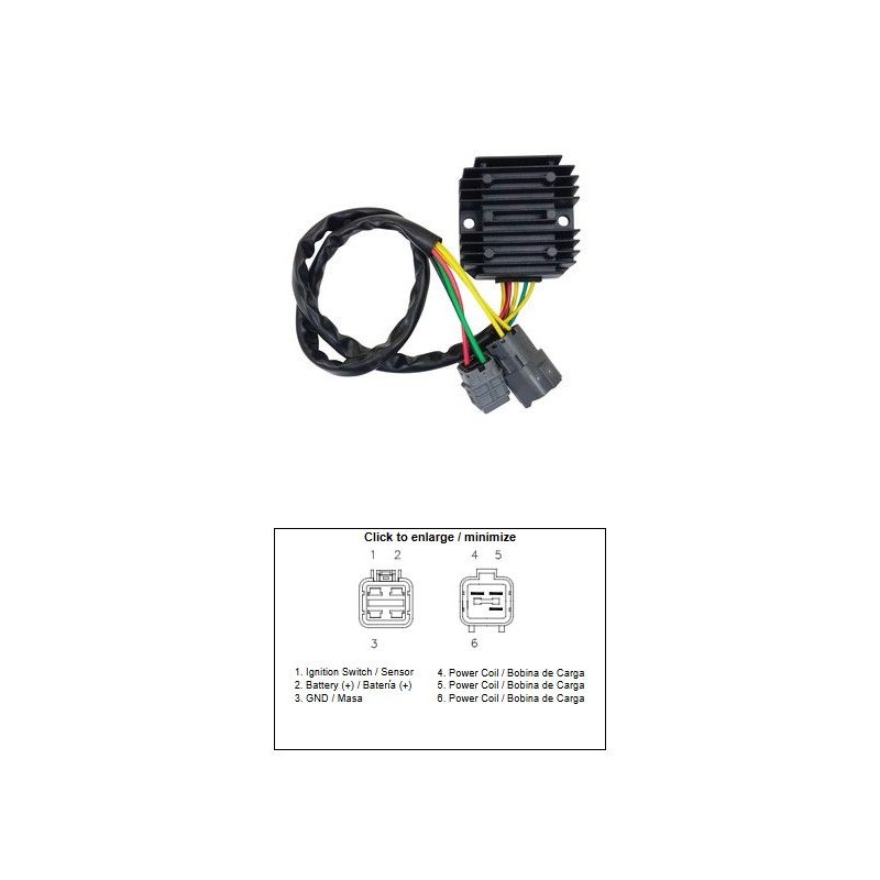 DZE REGULATOR NAPIĘCIA KAWASAKI KVF 300 BRUTE FORCE '12-'18 (21066-Y002)