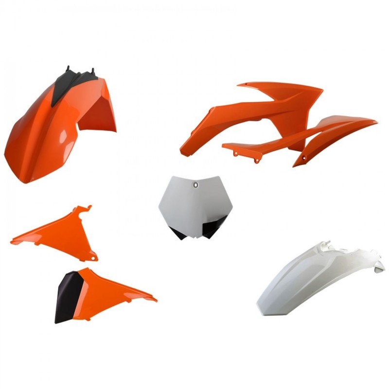 POLISPORT KOMPLET PLASTIKÓW (FULL KIT) KTM SX '11 XC/XC-F '11 KOLOR POMARAŃCZOWY OEM
