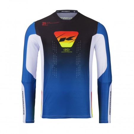 KENNY RACING KOSZULKA CROSS/ENDURO PERFORMANCE GRADIENT KOLOR NIEBIESKI ROZMIAR M