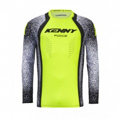 KENNY RACING KOSZULKA CROSS/ENDURO FORCE PIXEL WHITE NEON YELLOW KOLOR BIAŁY/ ŻÓŁTY FLUO ROZMIAR XXL