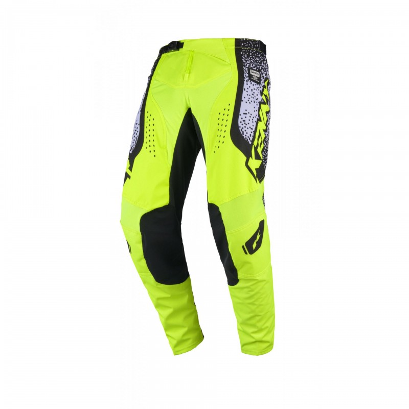 KENNY RACING SPODNIE CROSS/ENDURO FORCE PIXEL WHITE NEON YELLOW KOLOR BIAŁY/ ŻÓŁTY FLUO ROZMIAR XS (28)