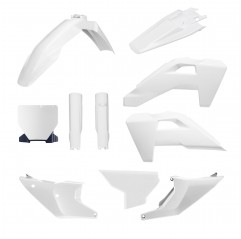POLISPORT KOMPLET PLASTIKÓW (FULL KIT) HUSQVARNA TC/FC/TX/FX '25-'26, KTM EXC/EXC-F/XC-W/XC-WF '24-'25 W ZESTAWIE OSŁONA LAMPY (