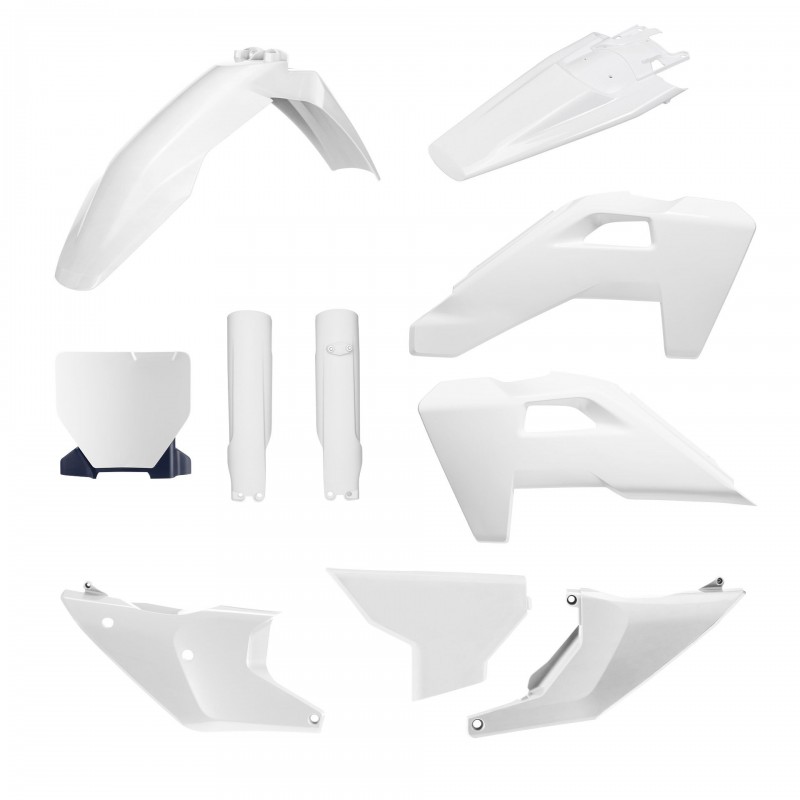 POLISPORT KOMPLET PLASTIKÓW (FULL KIT) HUSQVARNA TC/FC/TX/FX '25-'26, KTM EXC/EXC-F/XC-W/XC-WF '24-'25 W ZESTAWIE OSŁONA LAMPY (